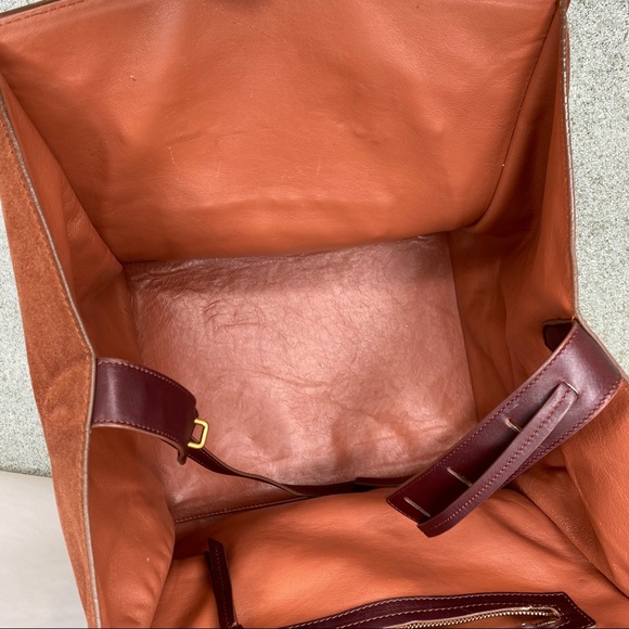 Celine Medium Phantom Medium Luggage Tote Brown Suede - Picture 9 of 16